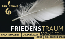 Plakat PANTONALE Friedenstraum Gala-Konzert 2024 - Bitte hier klicken für PDF Download